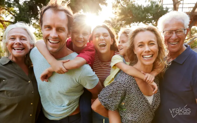 Happy Multi-Generation Family